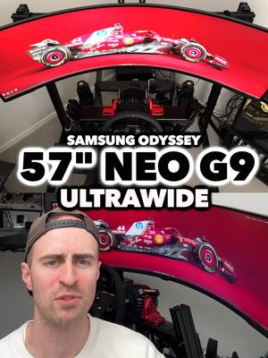 Samsung Odyssey Neo G9 57" Ultrawide. What an immersive monitor! @samsungau #samsung #odysseyneog9 #samsungultrawide #simracing #gamingmonitor