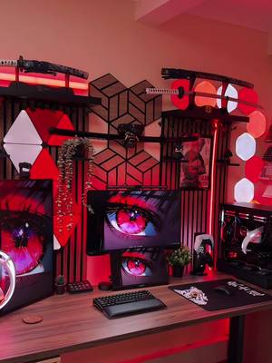 How it feels when you build your dream setup.. #wallpaperengine #GamingSetup #cozygamingsetup #moxperience #gamingpc 