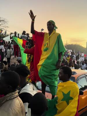 Dakar after last nights win  @TotalEnergies AFCON 2025 #football #senegal 
