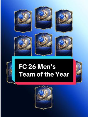 The TOTYs are yours. As voted by you, introducing the #FC26 Men's Team of the Year. #TOTY