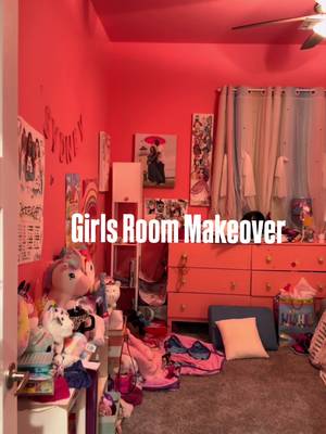 Girls Room Makeover is giving me life! #roomtransformation #interiordesign #diyprojects 