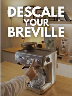 How to descale your Breville Barista Express #espresso #coffee #brevillebaristaexpress 