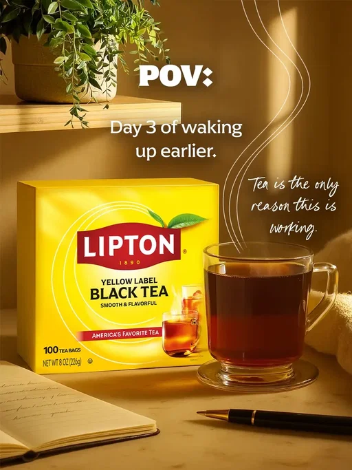 POV: you’re just out here trying to be a functioning adult. Early alarms. Fake “fresh air” walks. That 3PM slump. And the “no screens” lie you tell yourself every night. Whatever today looks like, there’s a Lipton tea to warm your day 💛