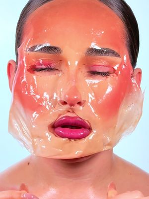 Peel off mask 💦💦💦 • @Benefit Cosmetics UK  - Get unblocked oil cleanser  - Smooth sip moisturiser  • @L’Oréal Paris  - Brow lamination in ‘clear’ #glassskin #trendingmakeup #peeloffmask #realskin #makeupmakeup 