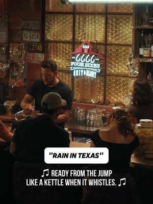 Barney's the bar Yoda! Ft. "Rain in Texas" by @Kassi Ashton. #Landman #LandmanPPlus #KassiAshton 