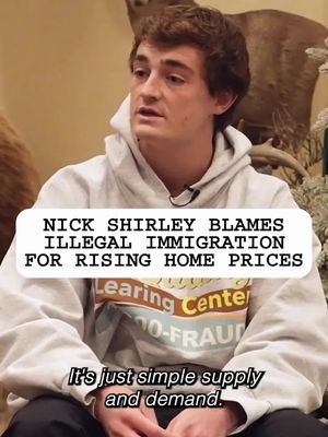 Nick Shirley blames illegal immigration for rising home prices #channel5 