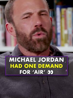 Michael Jordan had ONE request before green-lighting Air 👀🐐 Ben Affleck takes us behind the scenes of how the film really came together. ALL THE SMOKE with the Hollywood icon is available now on YouTube 💨 #NBA #Basketball #MichaelJordan #Movie #Shoes 
