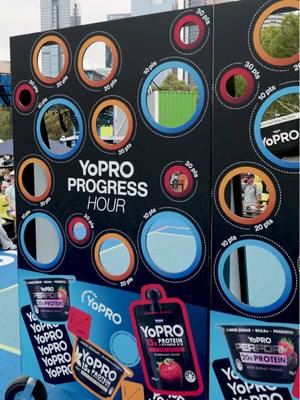 From serves on court to serves of YoPRO, swing by the Progress Bar and try your hand at pickleball at TOPCOURT.  Twice a day every day at @Australian Open - Progress Hour gives you a chance to win your YoPRO fix.  #FeedYourProgress #AustralianOpen #YoPRO #AO26
