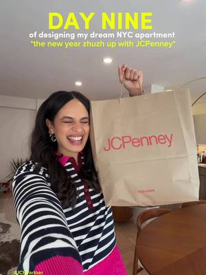 #ad #JCPPartner New year in my new apartment can only mean one thing: let’s make this house a home!✨  Picked up some pieces from @JCPenney to start slowly bringing the living space to life😉