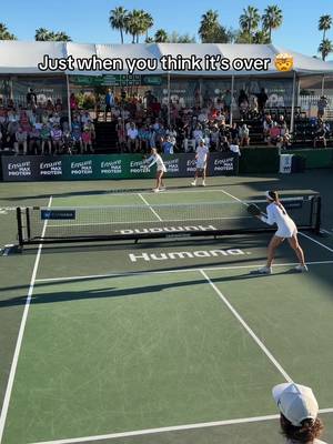 What a finish for Kate Fahey and Federico Staksrud 😲 #pickleball #pickleballtiktok #fyp #pickleballhighlights 