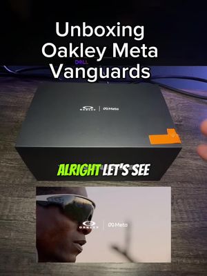 Unboxing Oakley Vanguard Meta's. Very clean. Very excited to use these. Runs, games, outdoors events… all gonna be different this year  #oakleyvanguard #oakleymeta #metaglasses #aiglasses #oakleymetavanguard 