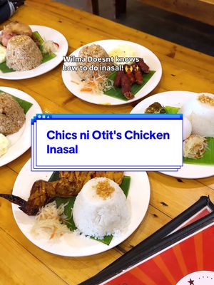 Wilma Doesnt know how to do Inasal. Hihi. But in all seriousness, masarap ang inasal nila! The whole family enjoyed it. If there’s one thing, medyo malangaw lang when we dined, since it was around 7 AM. Other than that, no issues with the staff and even the serving time. 📍 Chicks ni Otit – 5-Star Carinderia Block 1 Lot 3, NHA Metrico Subdivision, Mahogany Avenue, Brgy. Kaybagal South, Tagaytay City, Cavite #pandaeatssph #foodieph #foodreviews 