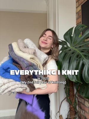 Everything I knit in my 2nd full year of knitting! Which is your fav? #knitting 