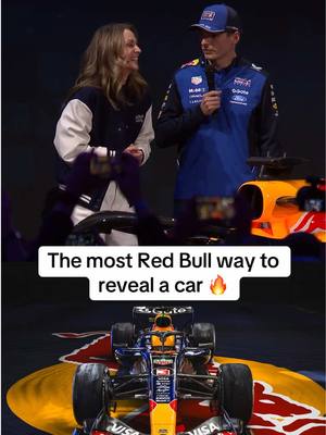 #MaxVerstappen and #IsackHadjar react to their 2026 livery 👀 (via @Red Bull Racing) #f1 #redbull 