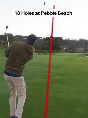 Garrett’s full round at Pebble Beach 🙌 @Garrett Clark  #goodgood #golftiktok #pebblebeach 