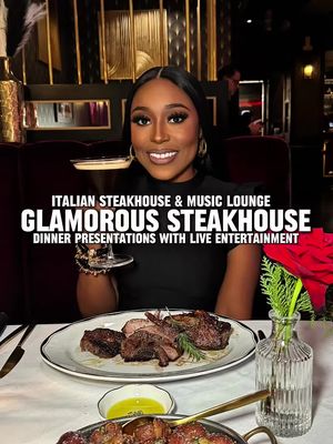 Glamorous Italian Steakhouse in Dallas This Italian steakhouse is serving elevated Italian dishes, premium steaks, and signature cocktails in a glamorous setting with live jazz and R&B performances. The energy, the music, and the vibe make it the perfect spot for a sophisticated night out in Dallas. ⏰ Hours Daily: 4pm – Midnight Sophia Music Lounge Live R&B, jazz, soul and tribute performances Wednesdays thru Sundays. Add this to your list of places to eat in Dallas. They are perfect for a date or ladies night. Would you try it? 📍 La Stella Steakhouse  (🔗 in bio for reservations)  #LaStellaSteakhouse #DallasFoodie #DallasRestaurants #DallasInfluencer #DallasContentCreator  