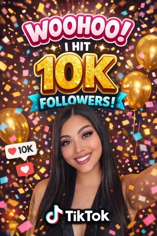 Thanks to all of you I hit 10k followers today & I’m gonna keep going 🎉🥰 #10kfollowers #woohoo #ugcbyjenny0 