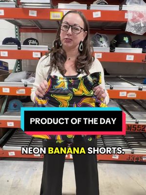 Today’s TikTok shop product of the day is Neon Banana Shorts 🍌 