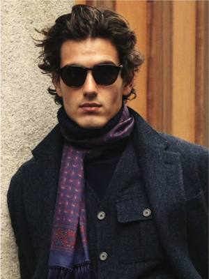 #TonyOzkhan wears #PoloRalphLauren eyewear and effortless pieces from the Fall 2026 collection. #MilanFashionWeek #MFW