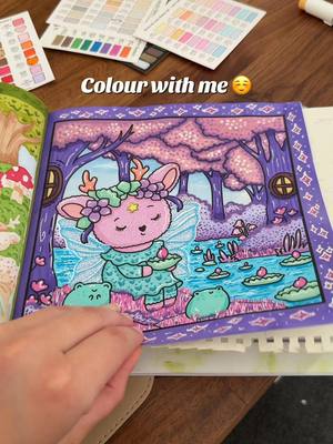 My first colour with me ☺️ #colourtok #colortok #colouring 