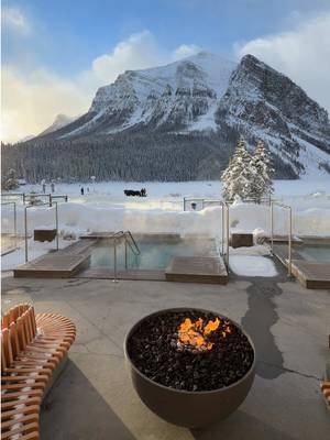Canada’s newest spa 💫❄️ Basin Glacial Waters at Fairmont Chateau Lake Louise  @Fairmont Hotels & Resorts 