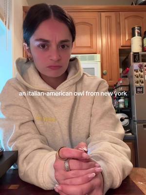 not just an owl from nyc, but an italian-american owl from nyc #owl #impressions 