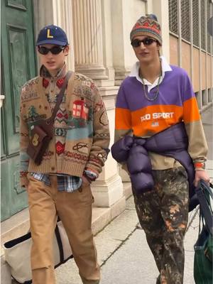 #PoloRLStyle seen on the streets of Milan during #MFW. #MilanFashionWeek #PoloRalphLauren #RalphLaurenFall26