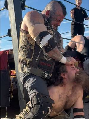 PEACE, LOVE & DEATHMATCH got a little nuts against #SHLAK and #EricRyan in this insane match…wait is that a nail?!!!!! Watch the replay on YOUTUBE! 🩸🩸🩸🩸 #czw #deathmatchwrestling #battleshipnewjersey 
