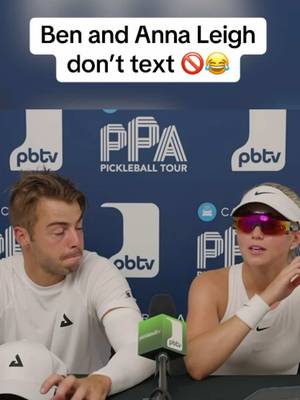Unless it’s about the important stuff 👚👕 #pickleball #pickleballtiktok #fyp #benjohns #annaleighwaters 