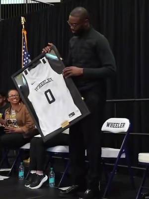 Wheeler High School Jersey Retitement 🏀 #jaylenbrown 