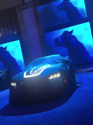 The next era of the Mustang. 😤 Unveiling of the Ford Mustang Dark Horse SC at the Season Launch Party in Detroit. #ford #fordmustang 