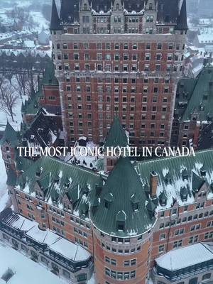 Château Frontenac – The Most Iconic Hotel in Canada 🏰 Recognized globally as a symbol of luxury, elegance, and timeless charm, Château Frontenac stands as one of the most photographed hotels in the world. Its stunning turrets, snow-covered rooftops, and old-world atmosphere make it especially magical in winter, when Québec City transforms into a true winter wonderland. ❄️ 🎥: @__hermes__wings