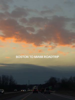 day 1 to Miami! ☕️🎧 #roadtrip #roadtripusa #boston #traveltok 