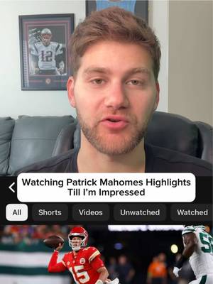 Watching Patrick Mahomes Highlights Till I’m Impressed #NFL #comedy #chiefs  