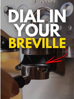 How to dial in on your Breville Barista Express! #espresso #coffee #brevillebaristaexpress 