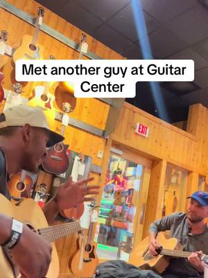 Me and Harrison were flowing #guitar #guitarcenter #fyp #music @Guitar Center 