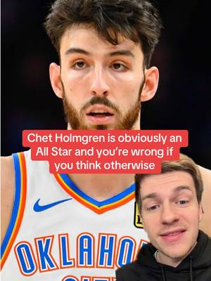 Chet Holmgren is an obvious All Star and there’s no argument against him being one #NBA #basketball #allstar #chetholmgren #fyp