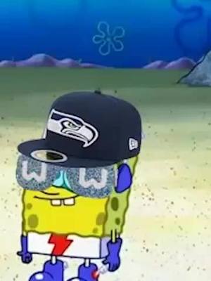 What’s better than once? Twice. 😏 #nfl #seahawks #spongebob #meme #win 