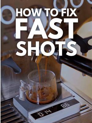 This is how I fix fast and gushing espresso shots on my Breville Barista Express! #espresso #coffee #brevillebaristaexpress 