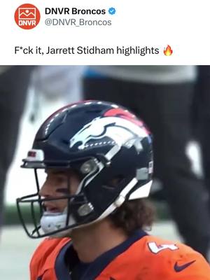 Lead us, Stiddy 🫡#broncos #nfl #nflfootball #jarrettstidham 