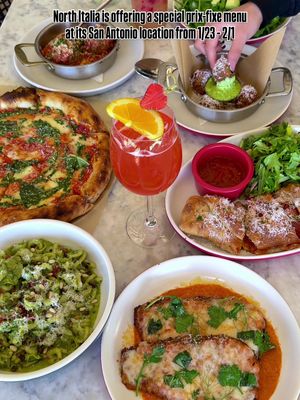 We stopped by @North Italia in San Antonio for Culinaria Restaurant Week and loved their prix-fixe menu!! 🍝✨ From January 23rd through February 1st, North Italia is offering a curated Restaurant Week menu highlighting their handcrafted Italian dishes, bold flavors, and high-quality ingredients with a modern take on the classics. 🍽️ $25 brunch 🍽️ $30 lunch 🍽️ $45 dinner It’s such a great opportunity to try multiple dishes at a great value while still getting the full North Italia experience!! Definitely one to add to your Restaurant Week plans. 🍷 📍 La Cantera 5822 Worth Pkwy # 108 San Antonio, TX 78257 #NorthPartner #EatNorthItalia #satx #sanantonio #sanantoniofoodie 