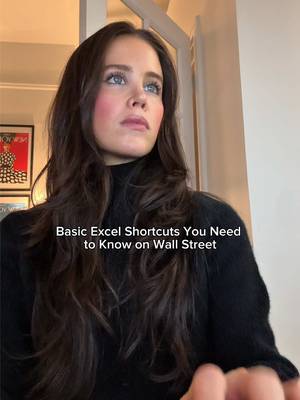 As someone who has spent the past 5+ years working on Wall Street and living in Excel, these are the basic Excel shortcuts you need to know to be successful! 1. ‘Ctrl + B’ toggles bold. ‘Ctrl + I’ toggles italic. ‘Ctrl + U’ toggles underline. Quick way to apply aesthetic formatting to numbers and words. 2. ‘Ctrl + 1’ to format cells including number, currency, date, percentage, and more formats.  3. ‘Alt + =’ to sum a range of consecutive values. 4. ‘Alt + E + S’ opens ‘Paste Special’:  ‘Alt + E + S + F’ pastes only the formulas. ‘Alt + E + S + V’ pastes only the values. ‘Alt + E + S + T’ pastes only the formats.  5. ‘Ctrl + S’ to save your file — it’s important to regularly do this and ensure that you don’t lose work to Excel crashes! 6. ‘F12’ opens the ‘Save As’ bar to easily navigate within the drive + save versions.  7. ‘F2’ opens a cell so that you can edit the values, formulas, and more. I hope this helps 💗