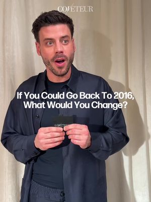 No notes Francois, no notes. We caught up with one of our favorite hockey players at @Armani beauty to hop on the 2016 trend 👀 #heatedrivalry #francoisarnaud #hudsonwilliams #beauty #2016 