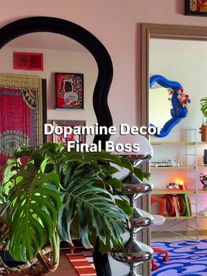 Dopamine decor apartment and maximalist interiors are my very much my thing. 🙂‍↕️💙 #cozyathome #dopaminedecor #apartmentdecor #fyp 