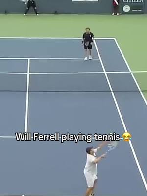 Lowk he was locked in #willferrell #tennis #USOpen 