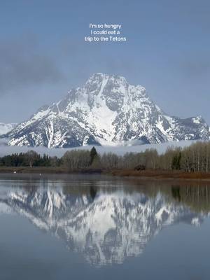 Ughhh take me back!  Grand Teton National Park is even more beautiful in person. It made me cry not gonna lie 😢  #grandteton #grandtetons #grandtetonsnationalpark #nationalpark #wyoming 