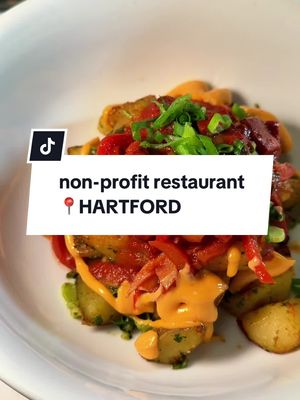 Gather 55 is a connecticut GEM 💓 Go check out the dishes from this month’s Guest Chef, Chef Ashley Flagg from The Laurel #gather55 #nonprofitrestaurant #hartfordct