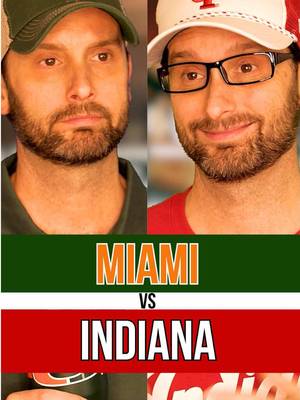 It’s #miami vs #indiana for the #CollegeFootball national championship! 