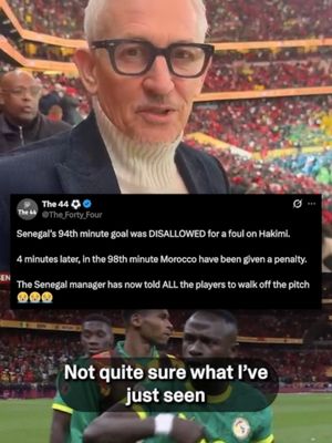 Gary's reaction to Senegal's VAR "Protest" & ABSURD Penalty 😱