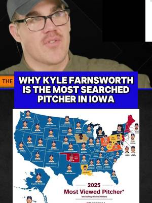 Kyle Farnsworth MOST searched pitcher in Iowa 😂 #MLB #baseball #pitcher #iowa